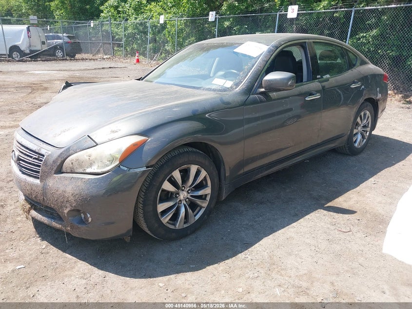 2012 Infiniti M VIN JN1BY1AR5CM393613 IAAI salvage auction — FRONT END, Salvage - Greater Than 75% (Maryland), sold $650 on 2026-07-07 (photo 2)