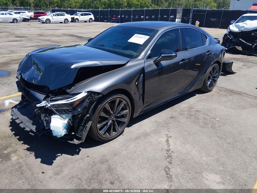 2024 Lexus Is VIN JTHGZ1B25R5076644 IAAI salvage auction — FRONT END, Salvage (South Carolina), sold $12,000 on 2026-07-22 (photo 2)