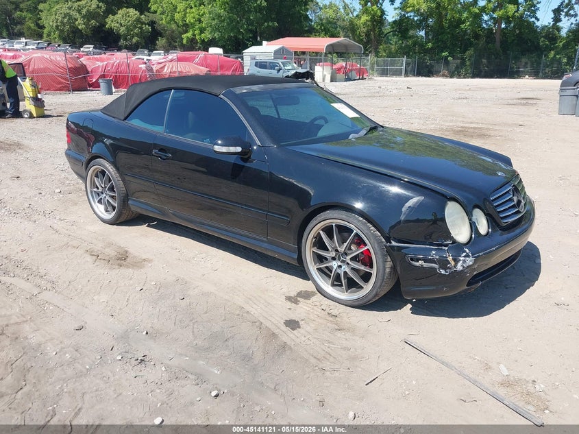 2001 Mercedes-benz Clk-class VIN WDBLK70G01T055608 IAAI salvage auction — FRONT END, Salvage (Georgia), sold $700 on 2026-07-17 (photo 1)