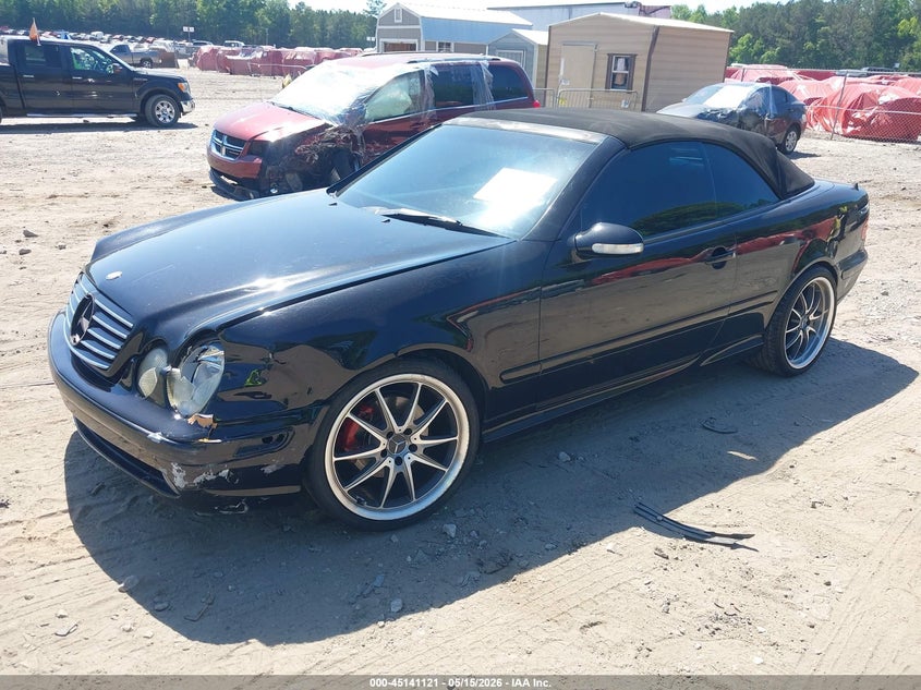 2001 Mercedes-benz Clk-class VIN WDBLK70G01T055608 IAAI salvage auction — FRONT END, Salvage (Georgia), sold $700 on 2026-07-17 (photo 2)