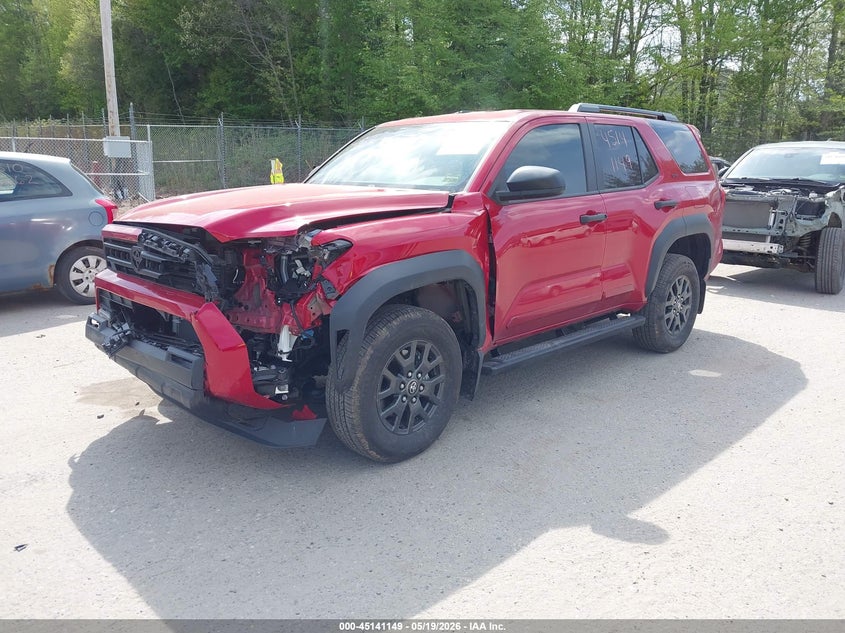 2025 Toyota 4runner VIN JTEVA5BR9S5069461 IAAI salvage auction — FRONT END, Salvage (Maine), sold $22,450 on 2026-07-20 (photo 2)