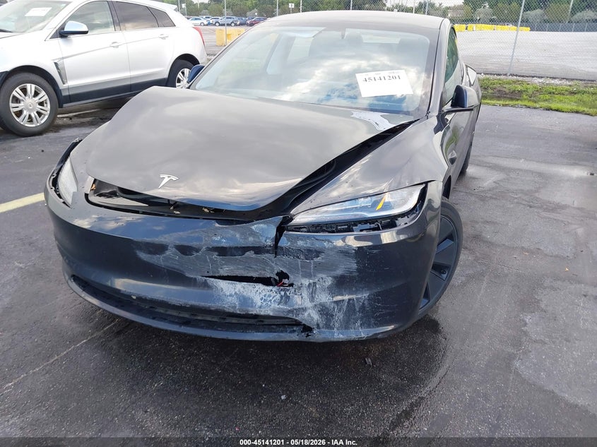 2024 Tesla Model 3 VIN 5YJ3E1EA0RF749238 IAAI salvage auction — LEFT FRONT, Rebuildable (Florida), sold $7,800 on 2026-07-09 (photo 6)