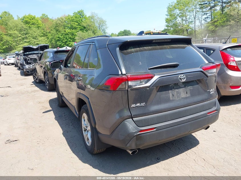 2019 Toyota Rav 4 VIN JTMP1RFV2KJ008519 IAAI salvage auction — RIGHT FRONT, Salvage (Massachusetts), sold $10,100 on 2026-07-14 (photo 3)