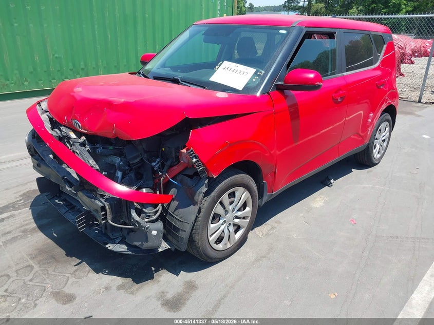 2020 Kia Soul VIN KNDJ23AU1L7048085 IAAI salvage auction — FRONT END, Salvage (North Carolina), sold $1,350 on 2026-07-15 (photo 2)