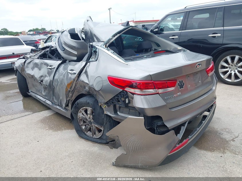 2017 Kia Optima VIN 5XXGT4L32HG149510 IAAI salvage auction — ALL OVER, Original (Texas), sold $450 on 2026-07-29 (photo 3)