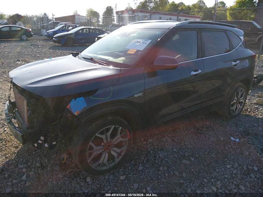 2021 Kia Seltos VIN KNDETCA21M7181492 IAAI salvage auction — FRONT END, Salvage (West Virginia), sold $1,300 on 2026-07-22 (photo 2)