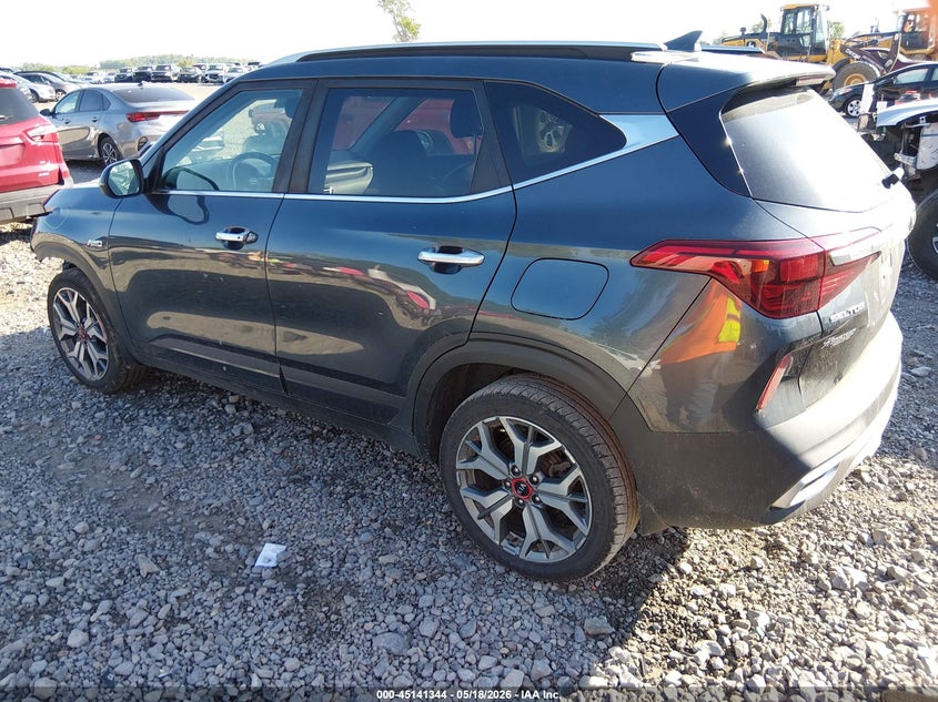 2021 Kia Seltos VIN KNDETCA21M7181492 IAAI salvage auction — FRONT END, Salvage (West Virginia), sold $1,300 on 2026-07-22 (photo 3)