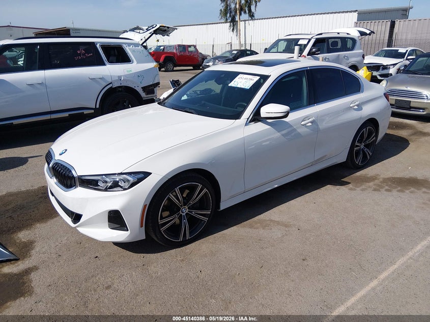 2024 BMW 3er VIN 3MW69FF04R8E85267 IAAI salvage auction — RIGHT SIDE, Salvage (California), sold $14,700 on 2026-07-29 (photo 2)