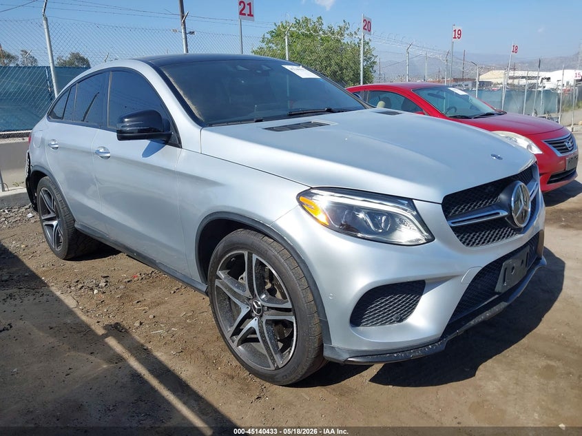 2019 Mercedes-benz Amg gle coupe VIN 4JGED6EB7KA147447 IAAI salvage auction — REAR END, Salvage (California), sold $21,000 on 2026-07-15 (photo 1)