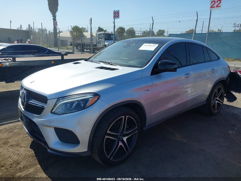 2019 Mercedes-benz Amg gle coupe VIN 4JGED6EB7KA147447 IAAI salvage auction — REAR END, Salvage (California), sold $21,000 on 2026-07-15 (photo 2)