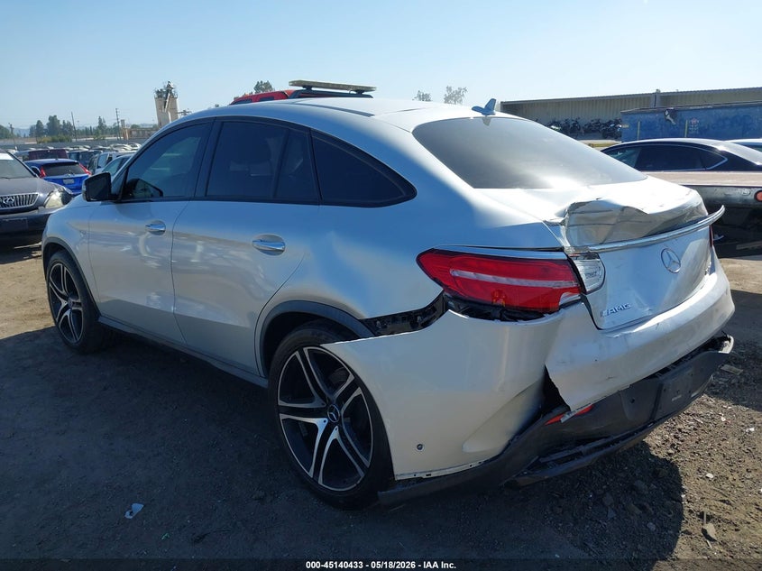 2019 Mercedes-benz Amg gle coupe VIN 4JGED6EB7KA147447 IAAI salvage auction — REAR END, Salvage (California), sold $21,000 on 2026-07-15 (photo 3)