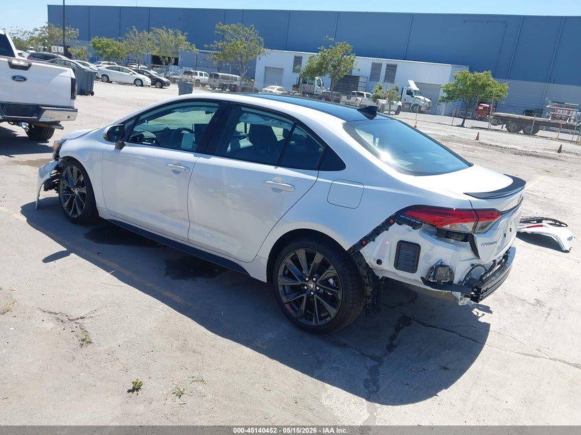 2026 Toyota Corolla VIN 5YFT4MCE3TP276778 IAAI salvage auction — FRONT END, Salvage (California), sold $6,300 on 2026-07-29 (photo 3)