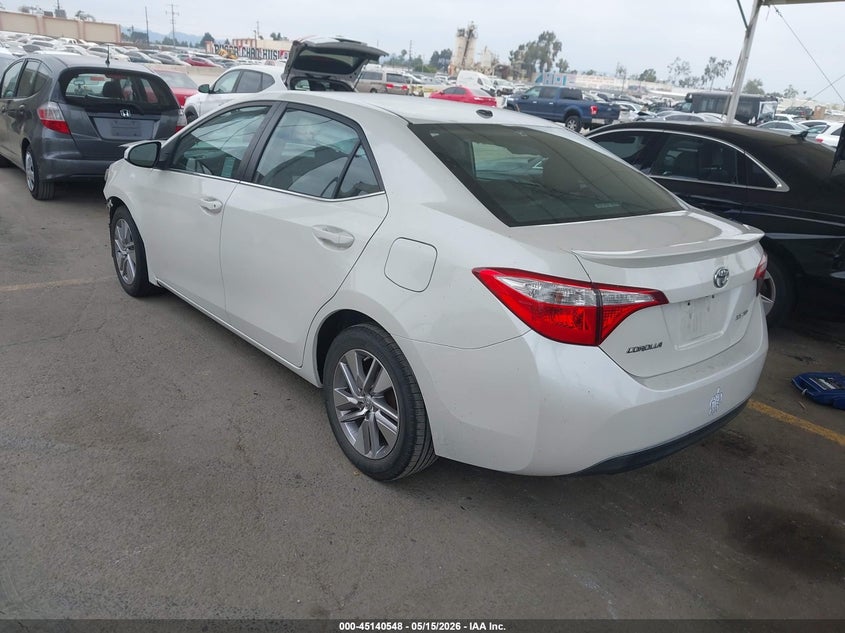 2014 Toyota Corolla VIN 5YFBPRHE4EP111477 IAAI salvage auction — LEFT FRONT, Salvage (California), sold $1,800 on 2026-07-12 (photo 3)