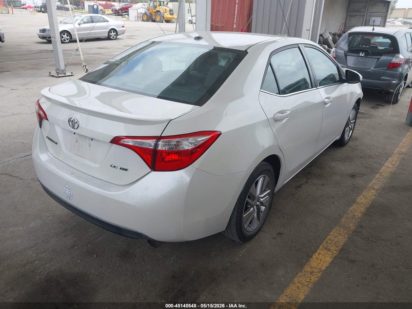 2014 Toyota Corolla VIN 5YFBPRHE4EP111477 IAAI salvage auction — LEFT FRONT, Salvage (California), sold $1,800 on 2026-07-12 (photo 4)