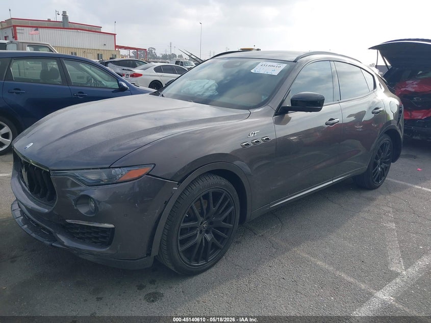 2022 Maserati Levante VIN ZN661XUA4NX395588 IAAI salvage auction — FRONT & REAR, Wait Title, sold $9,600 on 2026-08-10 (photo 2)