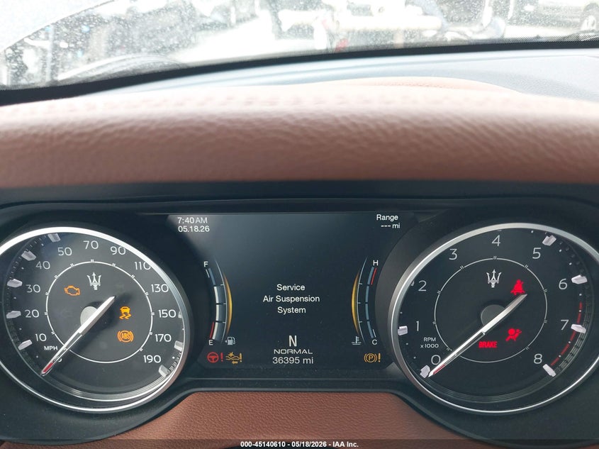 2022 Maserati Levante VIN ZN661XUA4NX395588 IAAI salvage auction — FRONT & REAR, Wait Title, sold $9,600 on 2026-08-10 (photo 7)