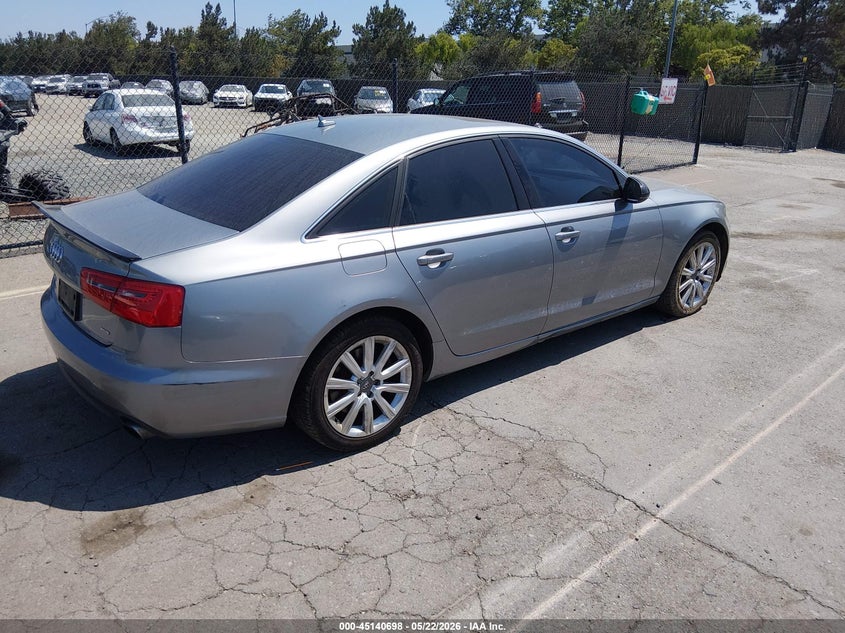 2015 Audi A6 VIN WAUFFAFC1FN022128 IAAI salvage auction — FRONT END, Salvage (California), sold $1,125 on 2026-07-13 (photo 4)