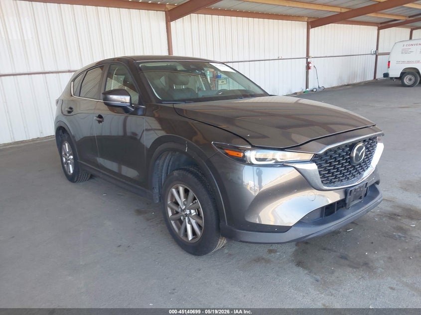 2023 Mazda Cx-5 VIN JM3KFBBM1P0283464 IAAI salvage auction — LEFT REAR, Salvage (California), sold $8,100 on 2026-07-23 (photo 1)