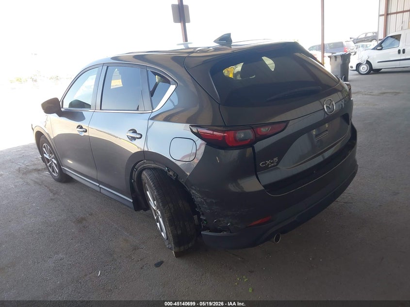 2023 Mazda Cx-5 VIN JM3KFBBM1P0283464 IAAI salvage auction — LEFT REAR, Salvage (California), sold $8,100 on 2026-07-23 (photo 3)