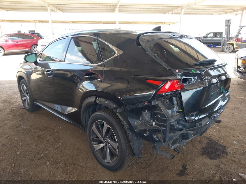 2019 Lexus Nx VIN JTJYARBZ2K2135226 IAAI salvage auction — REAR END, Salvage (Arizona), sold $11,550 on 2026-07-07 (photo 3)
