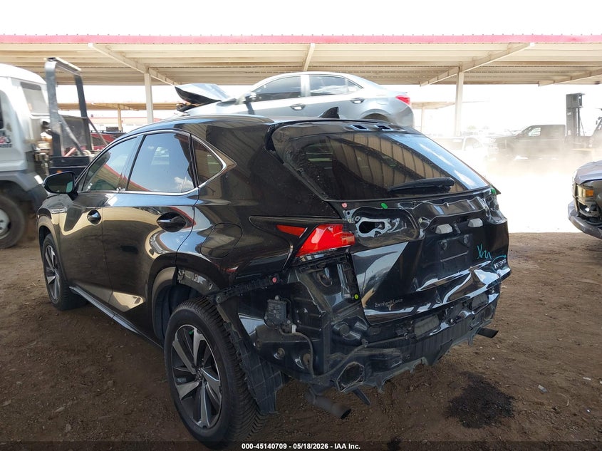 2019 Lexus Nx VIN JTJYARBZ2K2135226 IAAI salvage auction — REAR END, Salvage (Arizona), sold $11,550 on 2026-07-07 (photo 6)