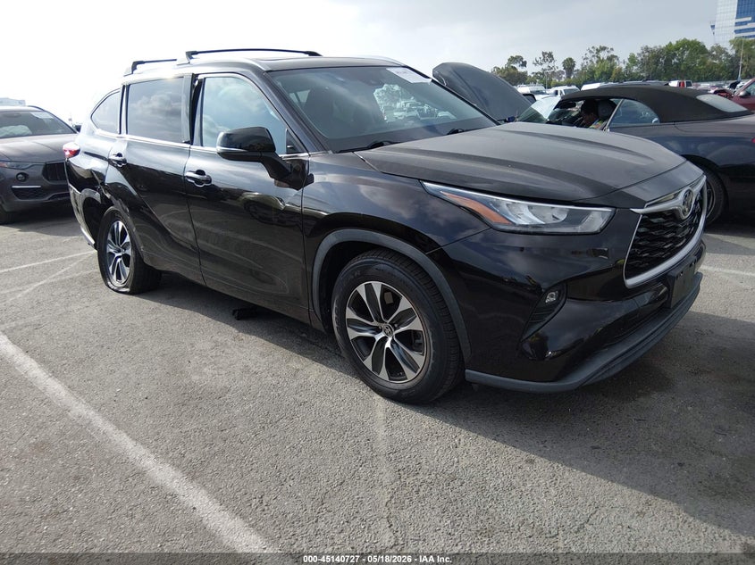2020 Toyota Highlander VIN 5TDHZRAH5LS003723 IAAI salvage auction — RIGHT REAR, Salvage (California), sold $13,700 on 2026-07-09 (photo 1)