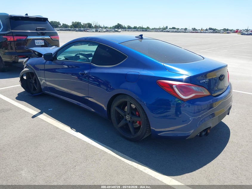 2016 Hyundai Genesis VIN KMHHU6KJ8GU133037 IAAI salvage auction — FRONT END, Salvage (California), sold $700 on 2026-07-07 (photo 3)
