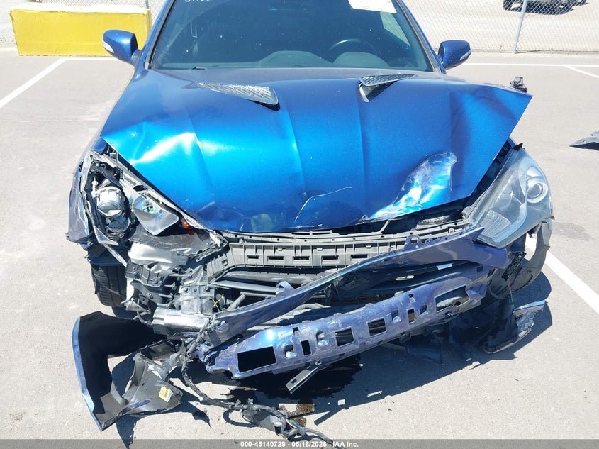 2016 Hyundai Genesis VIN KMHHU6KJ8GU133037 IAAI salvage auction — FRONT END, Salvage (California), sold $700 on 2026-07-07 (photo 6)
