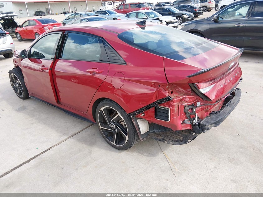 2023 Hyundai Elantra VIN KMHLR4AF3PU464816 IAAI salvage auction — FRONT END, Salvage Title, sold $3,700 on 2026-07-17 (photo 3)