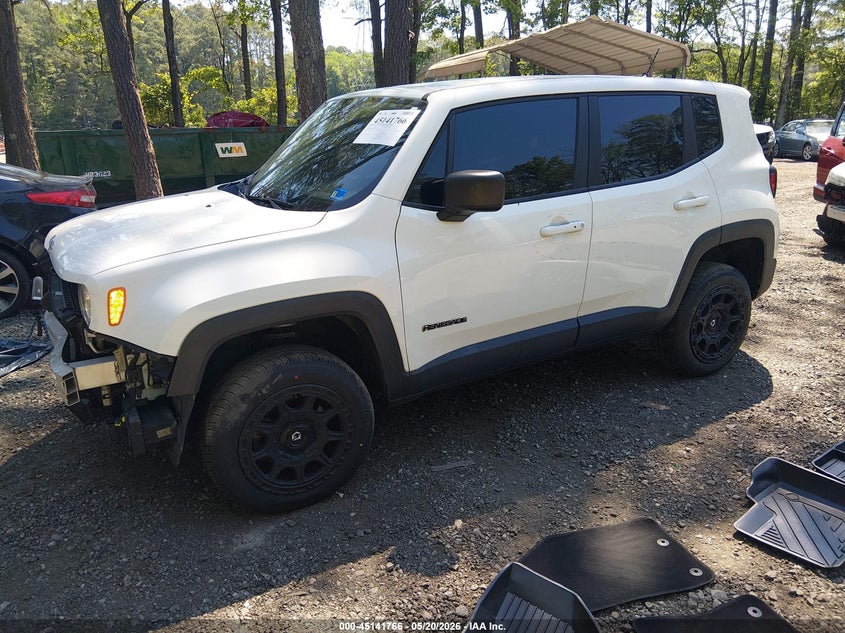 2017 Jeep Renegade VIN ZACCJBAB0HPF82757 IAAI salvage auction — FRONT END, Salvage (Virginia), sold $1,350 on 2026-07-21 (photo 2)