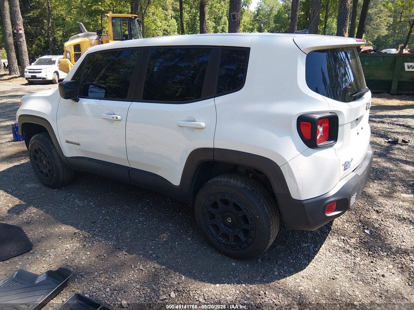 2017 Jeep Renegade VIN ZACCJBAB0HPF82757 IAAI salvage auction — FRONT END, Salvage (Virginia), sold $1,350 on 2026-07-21 (photo 3)