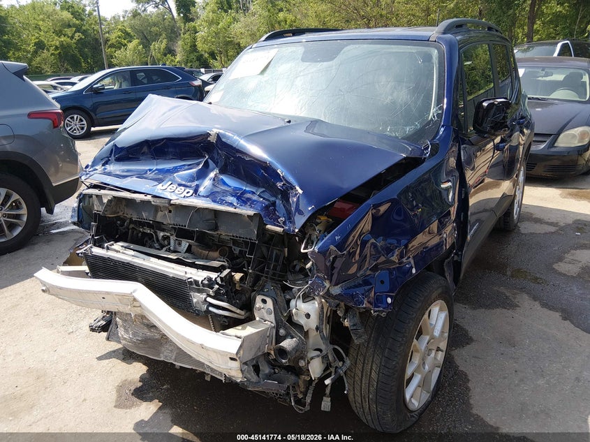 2019 Jeep Renegade VIN ZACNJBA18KPK31387 IAAI salvage auction — FRONT END, Salvage Title, sold $1,250 on 2026-07-15 (photo 6)