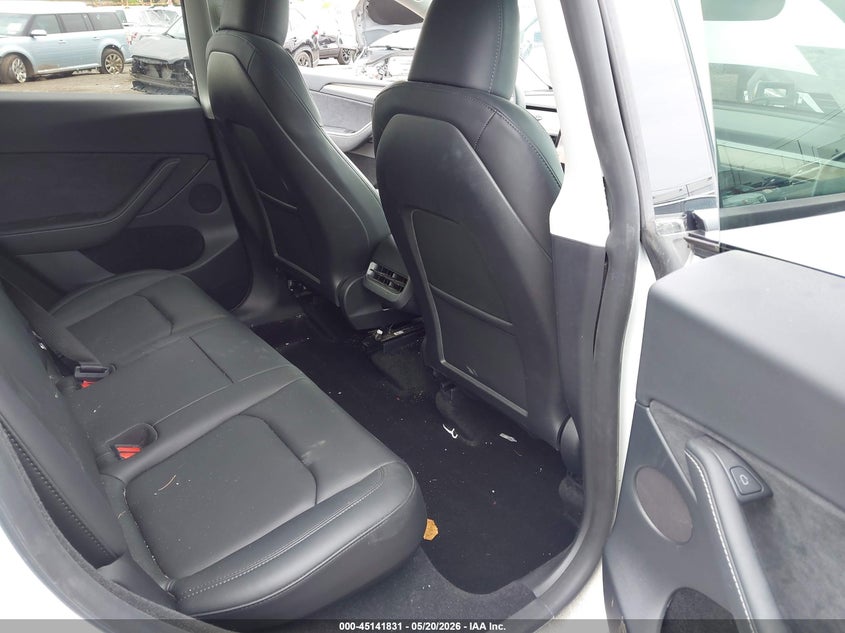 2023 Tesla Model y VIN 7SAYGDEE3PF851170 IAAI salvage auction — LEFT SIDE, Mv-907A (New York), sold $25 on 2026-07-23 (photo 8)