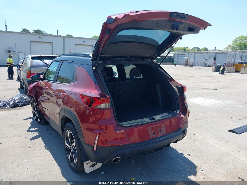 2022 Chevrolet Trailblazer VIN KL79MUSL3NB052693 IAAI salvage auction — LEFT SIDE, Mv-907A (New York), sold $2,150 on 2026-07-14 (photo 3)