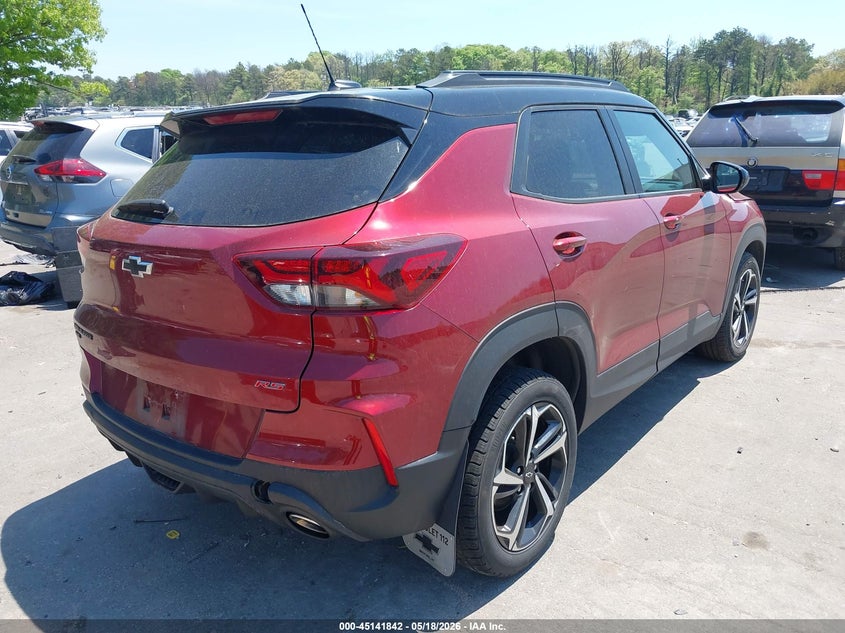 2022 Chevrolet Trailblazer VIN KL79MUSL3NB052693 IAAI salvage auction — LEFT SIDE, Mv-907A (New York), sold $2,150 on 2026-07-14 (photo 4)