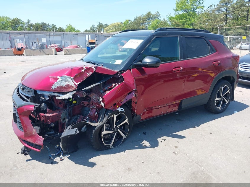 2022 Chevrolet Trailblazer VIN KL79MUSL3NB052693 IAAI salvage auction — LEFT SIDE, Mv-907A (New York), sold $2,150 on 2026-07-14 (photo 6)