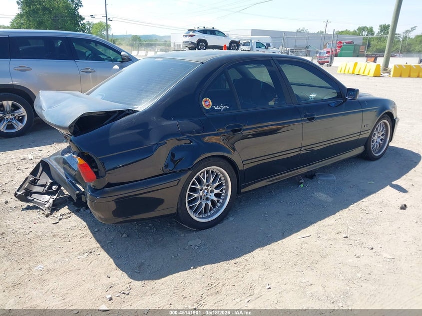 2002 BMW 5 series VIN WBADT63472CH90201 IAAI salvage auction — REAR END, Salvage (Tennessee), sold $450 on 2026-07-09 (photo 4)