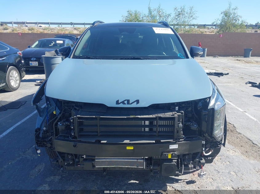 2026 Kia Sportage VIN KNDPVDDG6T7283319 IAAI salvage auction — FRONT END, Salvage (California), sold $16,600 on 2026-07-22 (photo 6)
