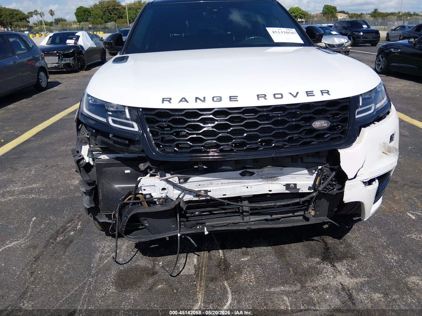 2020 Land rover Range rover velar VIN SALYK2EX0LA293663 IAAI salvage auction — FRONT END, Rebuildable (Florida), sold $11,150 on 2026-07-23 (photo 6)