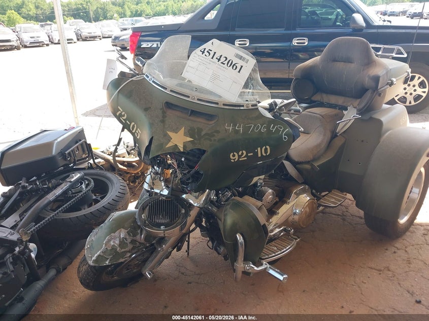 2022 Harley-davidson Tri glide ultra VIN 1HD1MAF11NB854813 IAAI salvage auction — FRONT END, Salvage (South Carolina), sold $7,550 on 2026-07-08 (photo 2)