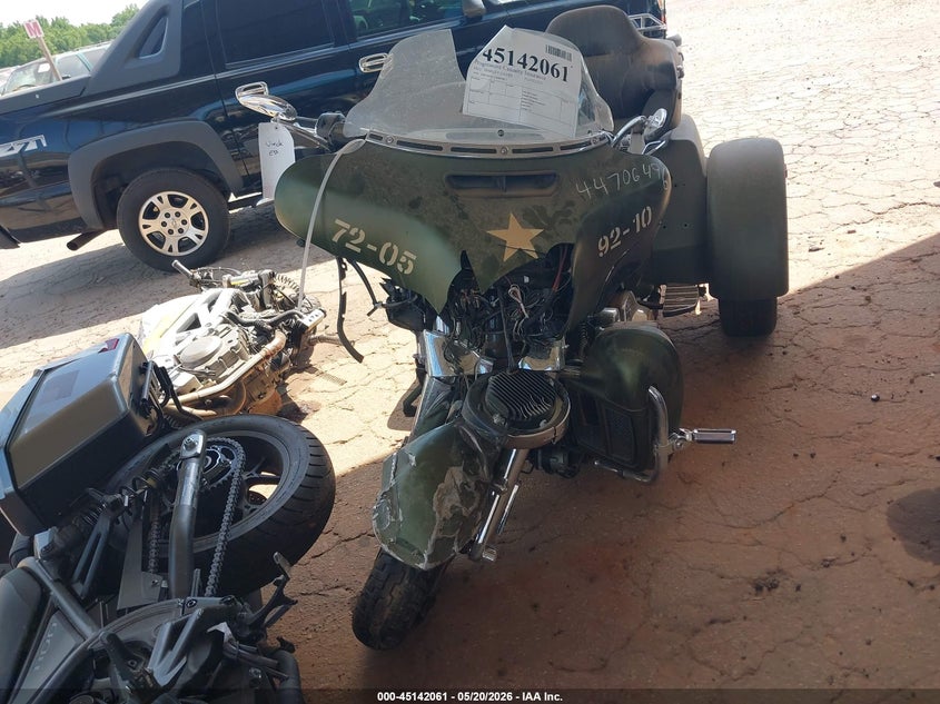 2022 Harley-davidson Tri glide ultra VIN 1HD1MAF11NB854813 IAAI salvage auction — FRONT END, Salvage (South Carolina), sold $7,550 on 2026-07-08 (photo 5)