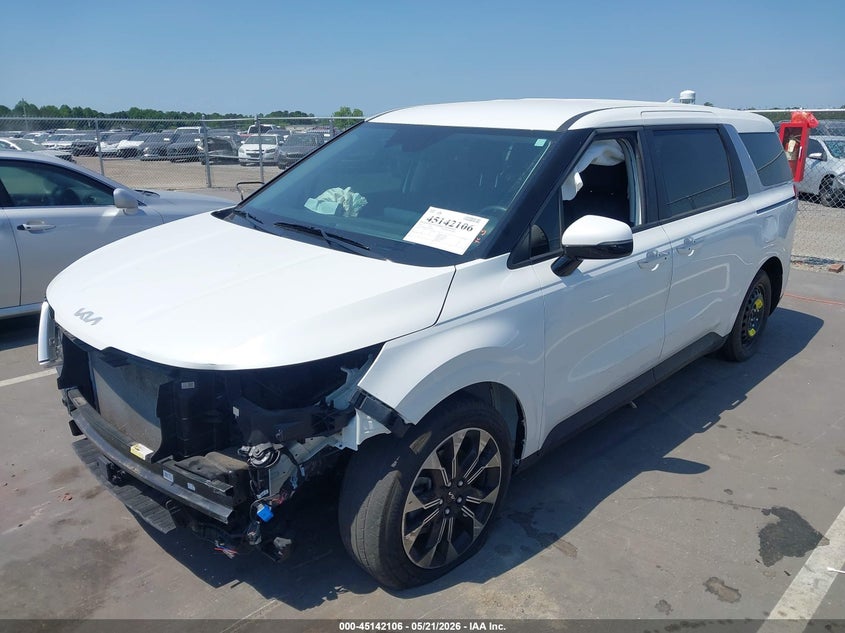 2024 Kia Carnival VIN KNDNC5H38R6390266 IAAI salvage auction — FRONT END, Salvage (North Carolina), sold $11,100 on 2026-07-15 (photo 2)