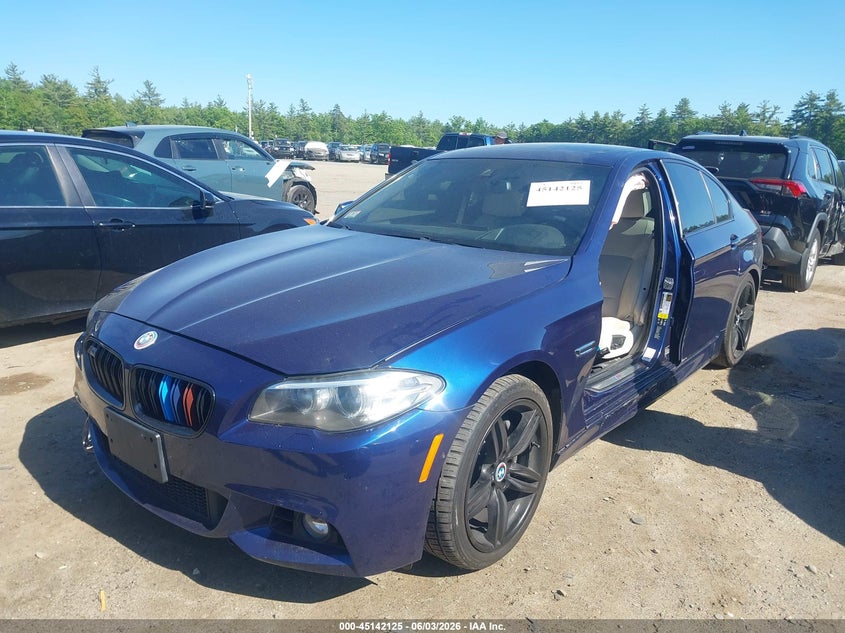2016 BMW 5er VIN WBA5B3C52GG255806 IAAI salvage auction — SIDE, Salvage Title, sold $3,000 on 2026-07-19 (photo 2)