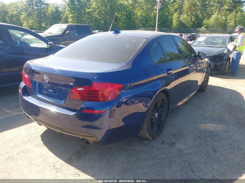 2016 BMW 5er VIN WBA5B3C52GG255806 IAAI salvage auction — SIDE, Salvage Title, sold $3,000 on 2026-07-19 (photo 4)