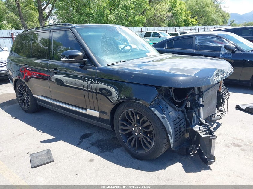 2016 Land rover RANGE ROVER VIN SALGS2KF2GA273945 IAAI salvage auction — FRONT END, Salvage (Utah), sold $5,025 on 2026-07-30 (photo 1)