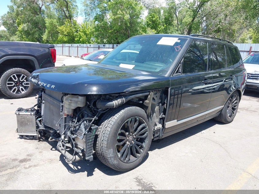 2016 Land rover RANGE ROVER VIN SALGS2KF2GA273945 IAAI salvage auction — FRONT END, Salvage (Utah), sold $5,025 on 2026-07-30 (photo 2)
