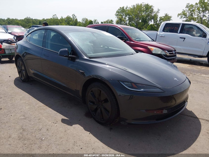 2024 Tesla Model 3 VIN 5YJ3E1EB1RF817247 IAAI salvage auction — LEFT FRONT, Salvage Title, sold $13,100 on 2026-07-28 (photo 1)