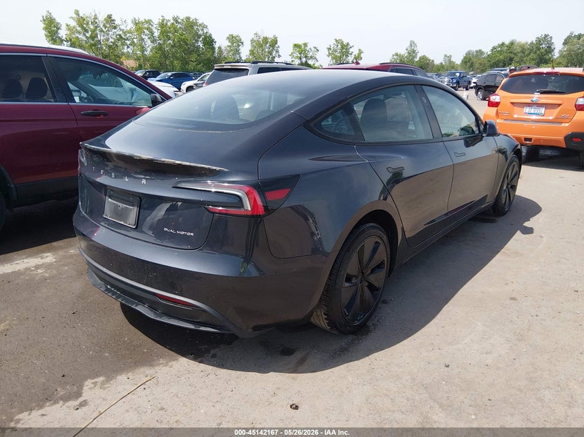 2024 Tesla Model 3 VIN 5YJ3E1EB1RF817247 IAAI salvage auction — LEFT FRONT, Salvage Title, sold $13,100 on 2026-07-28 (photo 4)