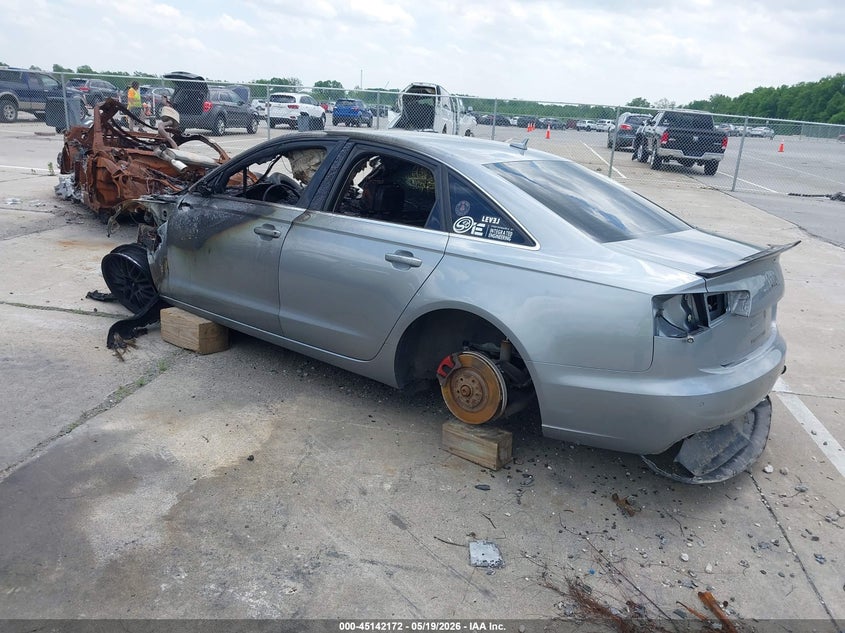 2015 Audi A6 VIN WAUGFAFC9FN017196 IAAI salvage auction — BURN, Clear (Indiana), sold $150 on 2026-07-10 (photo 3)
