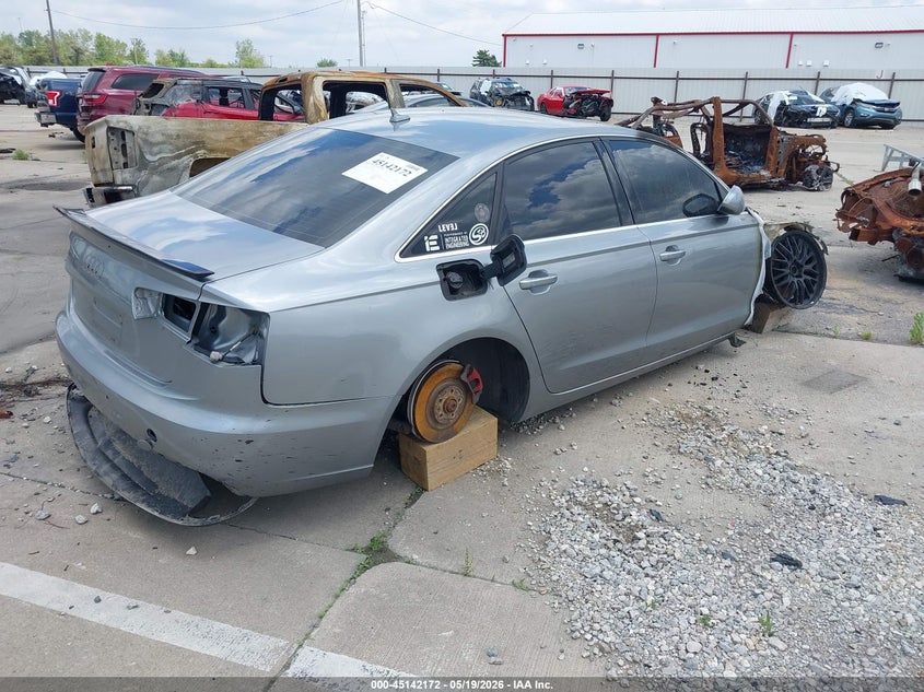 2015 Audi A6 VIN WAUGFAFC9FN017196 IAAI salvage auction — BURN, Clear (Indiana), sold $150 on 2026-07-10 (photo 4)